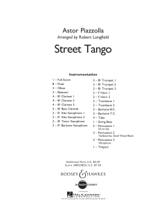 Street Tango von Astor Piazzolla (Download) 