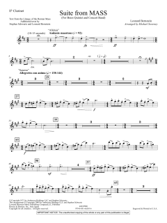 Suite from Mass von Leonard Bernstein (Download) 