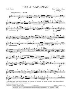 Toccata Marziale von Ralph Vaughan Williams (Download) 