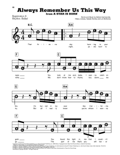 Always Remember Us This Way von Lady Gaga (Download) 