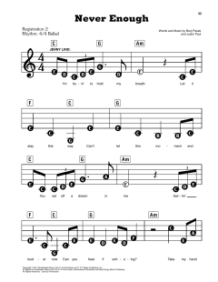 Never Enough von Benj Pasek (Download) 