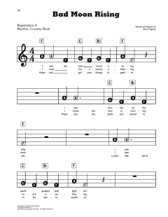 Bad Moon Rising von Creedence Clearwater Revival (Download) 