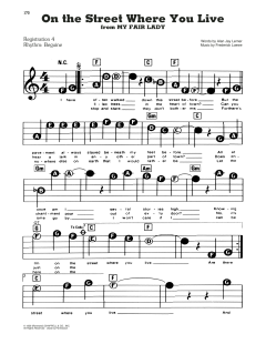 On The Street Where You Live von Alan Jay Lerner (Download) 