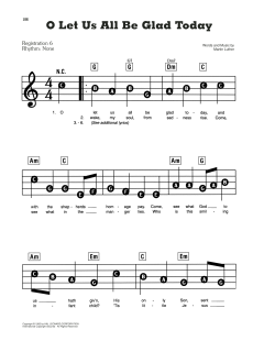O Let Us All Be Glad Today von Martin Luther (Download) 
