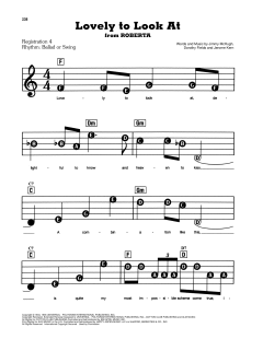 Lovely To Look At von Jerome Kern (Download) 