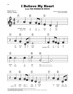 I Believe My Heart von David Zippel (Download) 