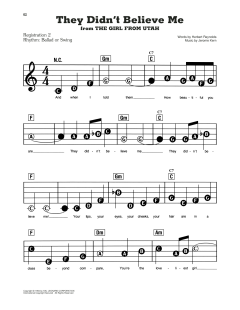 They Didn't Believe Me von Jerome Kern (Download) 