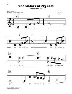 The Colors Of My Life von Cy Coleman (Download) 
