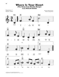 Where Is Your Heart (The Song From Moulin Rouge) von William Engvick (Download) 