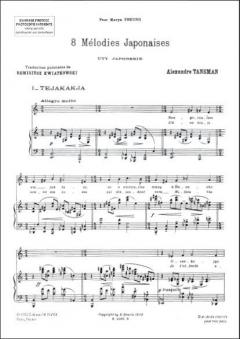 Huit Melodies Japonaises von Alexandre Tansman 