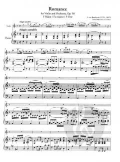 2 Romanzen op. 40 und op. 50 für Violine und Orchester im Alle Noten Shop kaufen