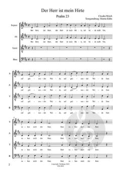 Der Herr ist mein Hirte - Psalm 23 von Claudia Mnich 