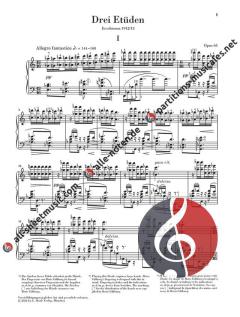 3 Etüden op. 65 von Alexander Skrjabin 