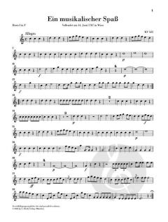 Ein musikalischer Spaß KV 522 von Wolfgang Amadeus Mozart 