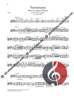 Variationen op. 10 über ein eigenes Thema von Joseph Joachim 