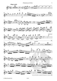 Flötenkonzert D-Dur von Josef Myslivecek 