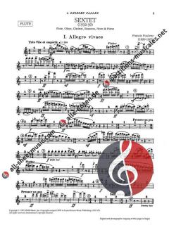 Sextet von Francis Poulenc 