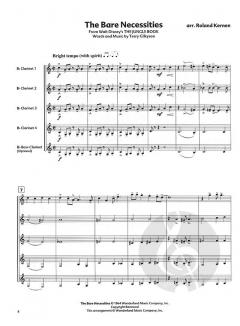 Disney Songs For Clarinet Quartet 