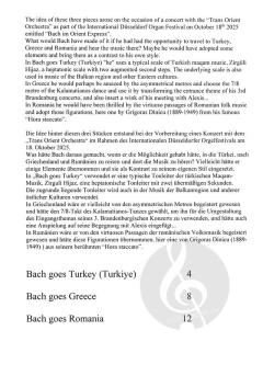 Bach on the Orient Express von Hans-André Stamm 