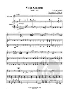 Violin Concerto von Jan Freidlin 