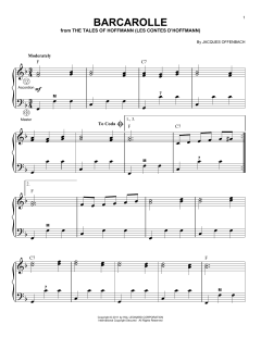 Barcarolle von Jacques Offenbach (Download) 