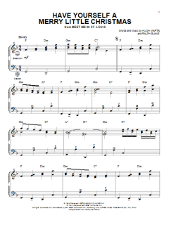 Have Yourself A Merry Little Christmas von Hugh Martin (Download) 