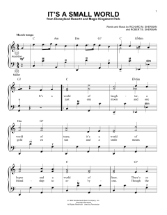 It's A Small World von Robert Bernard Sherman (Download) 