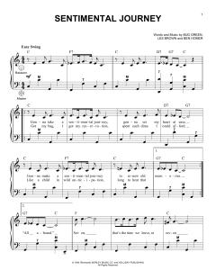 Sentimental Journey von Bud Green (Download) 