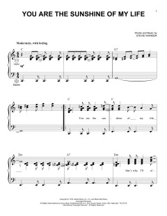 You Are The Sunshine Of My Life von Stevie Wonder (Download) 
