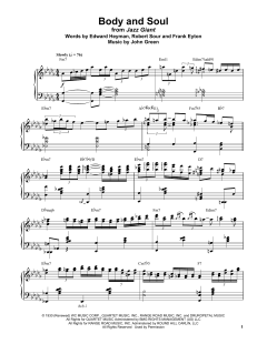 Body And Soul von Bud Powell (Download) 