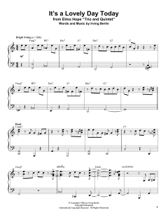 It's A Lovely Day Today von Elmo Hope (Download) 
