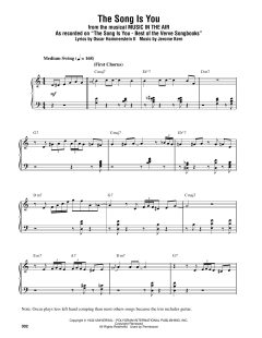 The Song Is You von Oscar Peterson (Download) 