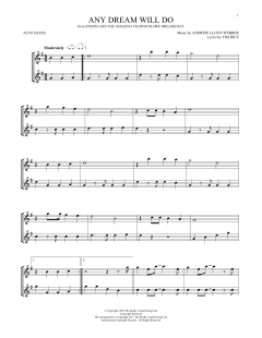 Any Dream Will Do von Andrew Lloyd Webber (Download) 
