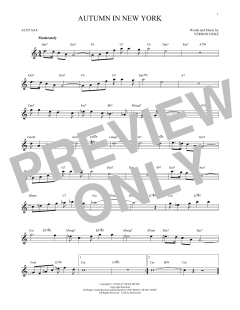 Autumn In New York von Bud Powell (Download) 