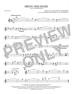 Bring Him Home von Alain Boublil (Download) 