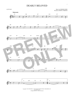 Dearly Beloved von Jerome Kern (Download) 