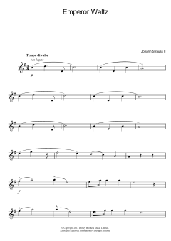 Emperor Waltz von Johann Strauss (Sohn) (Download) 