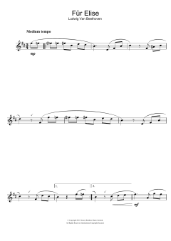 Fur Elise von Ludwig van Beethoven (Download) 