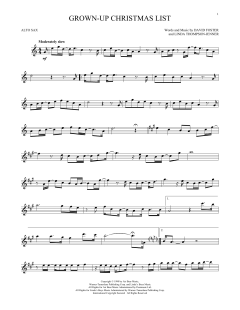 Grown-Up Christmas List von Amy Grant (Download) 