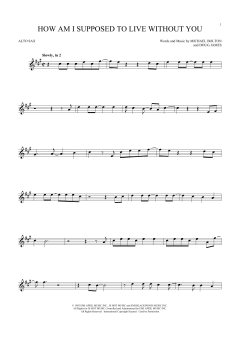 How Am I Supposed To Live Without You von Michael Bolton (Download) 