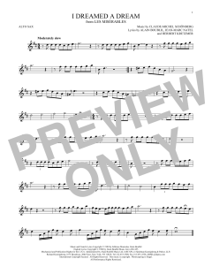 I Dreamed A Dream von Claude-Michel Schönberg (Download) 