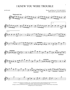 I Knew You Were Trouble von Taylor Swift (Download) 