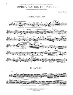 Improvisation Et Caprice von Eugène Bozza (Download) 