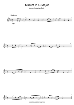 Minuet In G (Download) 