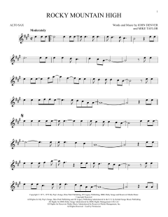 Rocky Mountain High von John Denver (Download) 