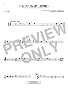 Rumbly In My Tumbly von Robert Bernard Sherman (Download) 
