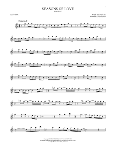 Seasons Of Love von Jonathan Larson (Download) 