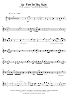 Set Fire To The Rain von Adele (Download) 