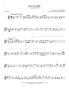 So Close von Alan Menken (Download) 