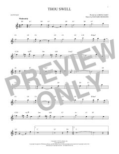 Thou Swell von Lorenz Hart (Download) 